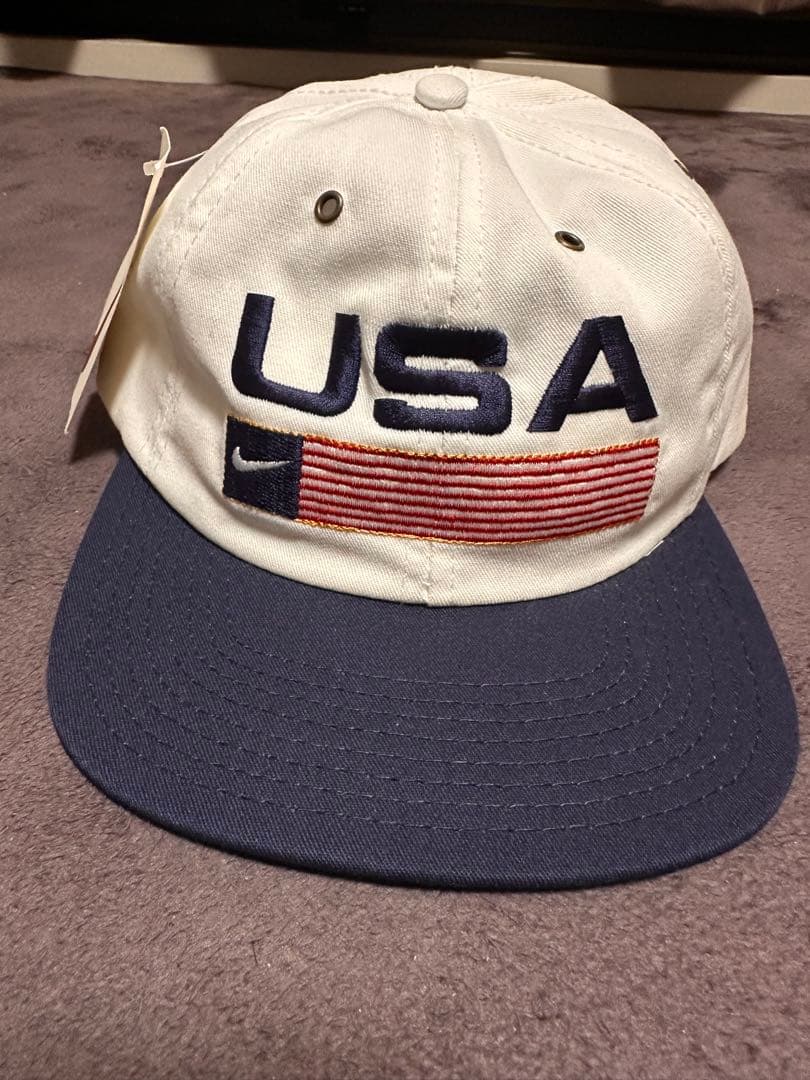 Nike ナイキ　アトランタ　オリンピック　星条旗　キャップ　デッドストック