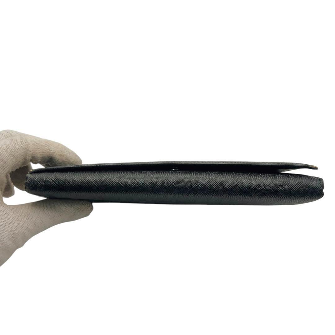 専用BURBERRY ブラック レザー ノバチェック メンズ 長財布 6639