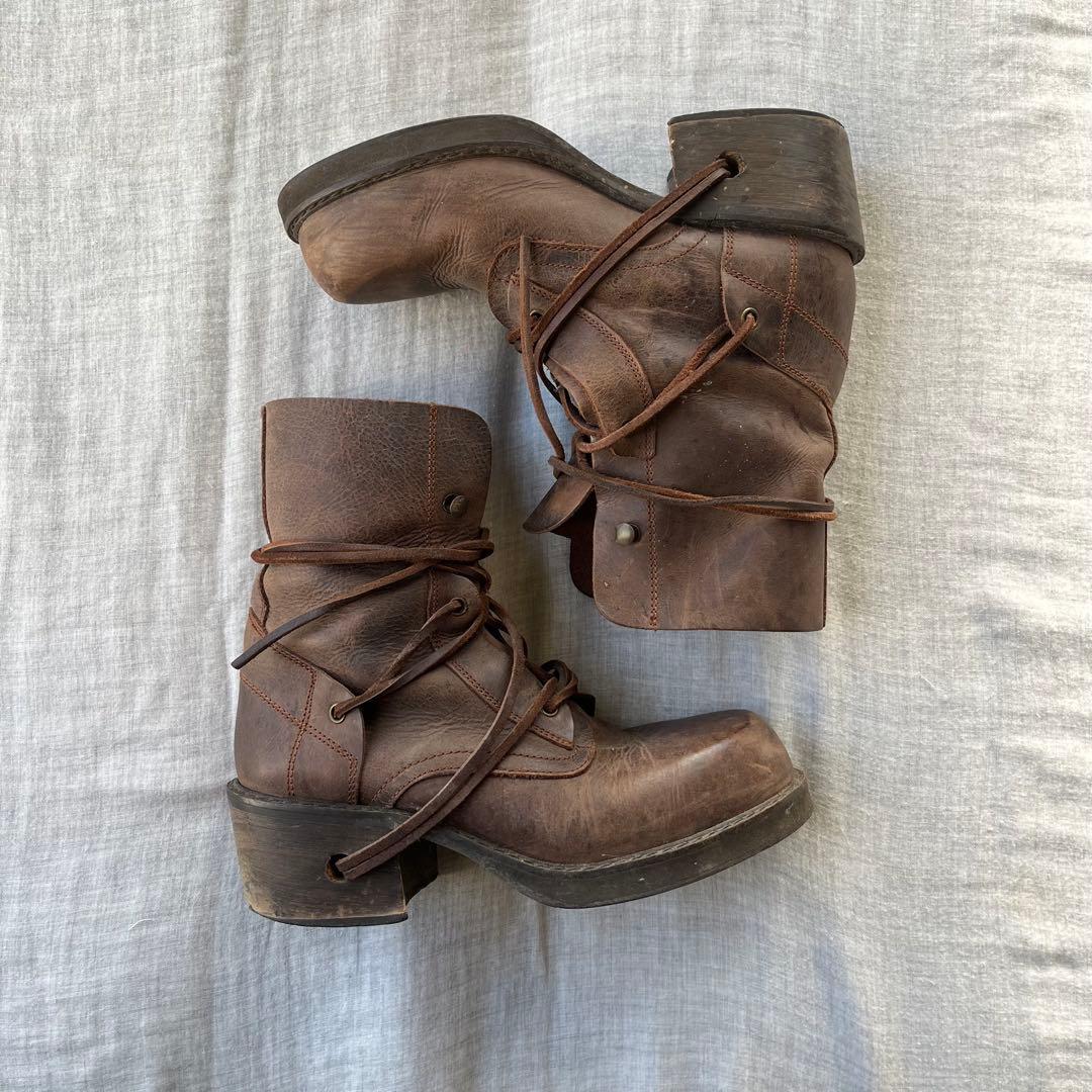 靴 UNKNOWN race-up boots