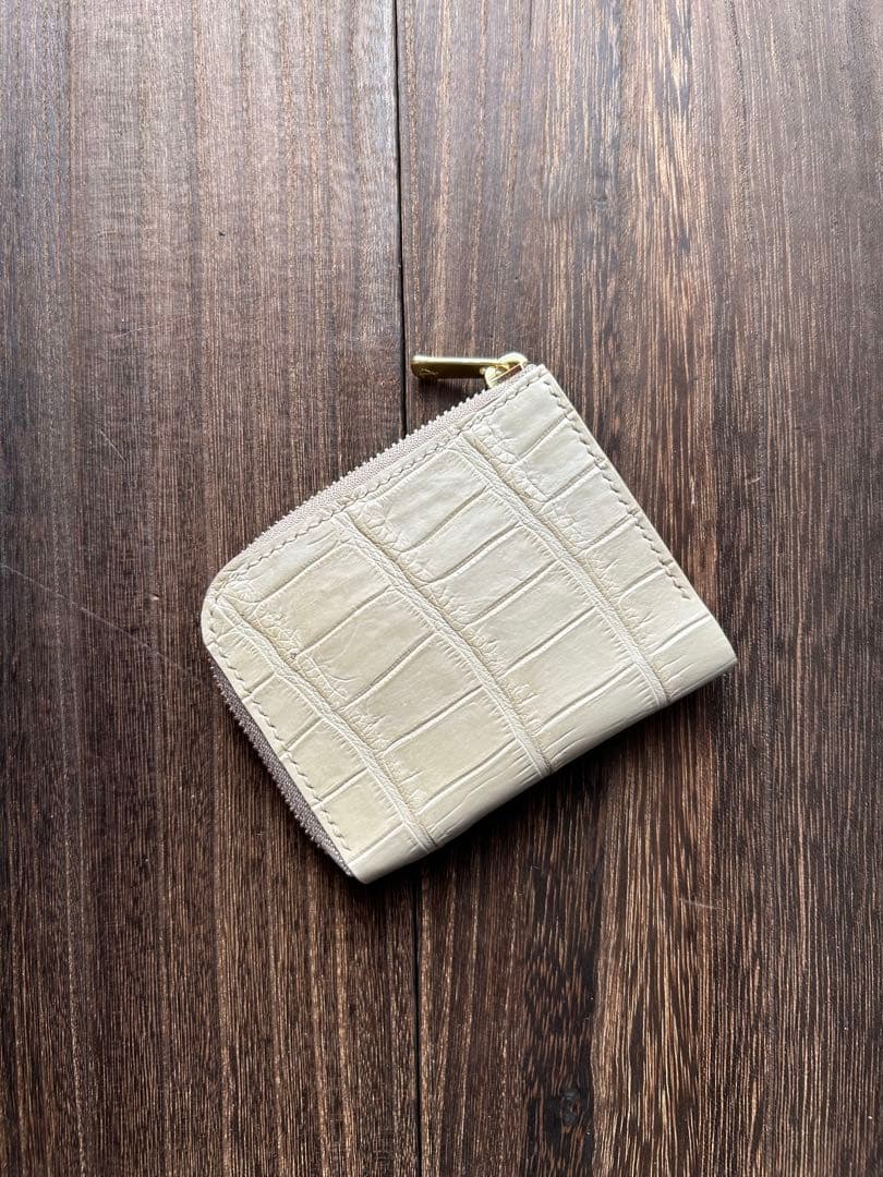 pizzaページ　クロコダイル財布