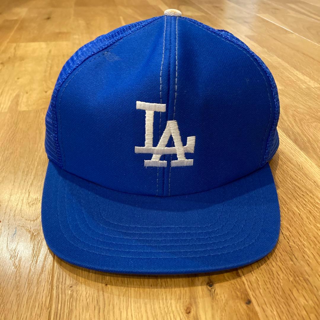 【レア！】80s LAドジャース メッシュキャップ MLB公式 ヴィンテージ