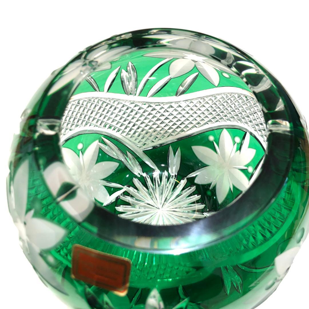 □DRESDEN KRISTALL ドレスデンクリスタル ドイツ製 花瓶