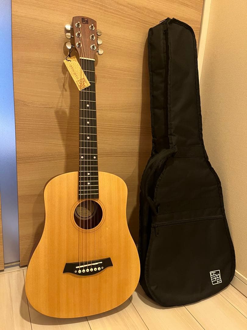 美品◎音音 ミニアコースティックギター DT1S NTS ナチュラルサテン