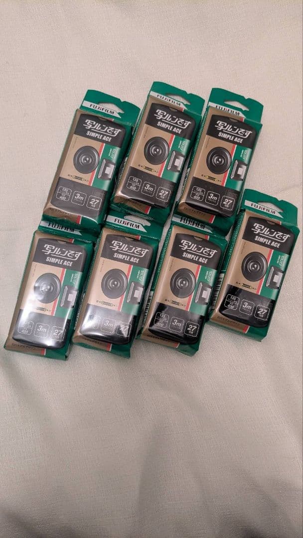 【FUJIFILM】写ルンです シンプルエースSP 27枚撮り 7個セット