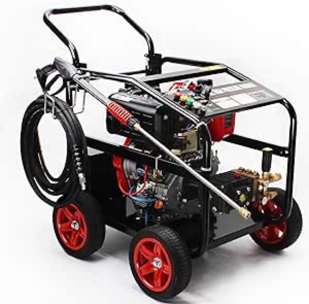 エンジン高圧洗浄機 キーで起動 ディーゼル燃料 エンジン式高圧洗浄機