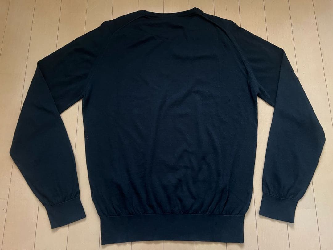 John Smedley クルーネック　ニット　シーアイランドコットン M 黒