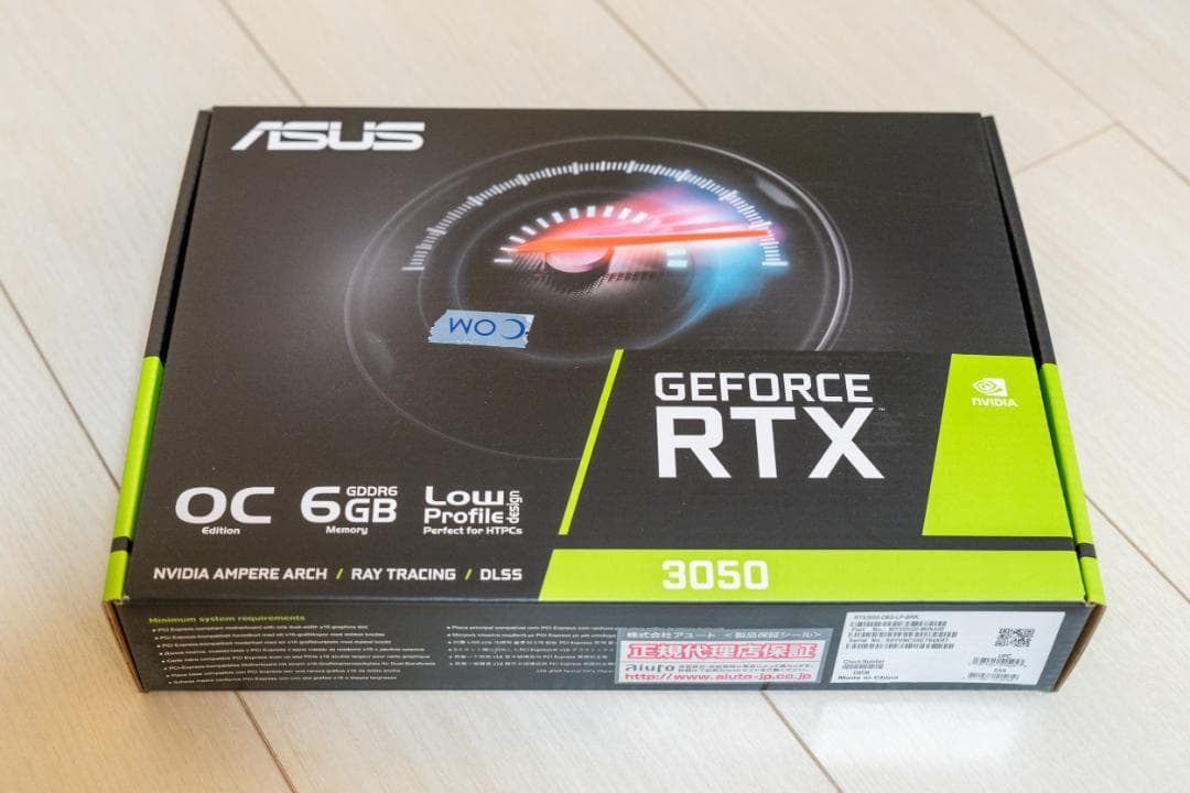 グラフィックボード・グラボ・ビデオカード ASUS GeForce RTX 3050 LP BRK OC Edition