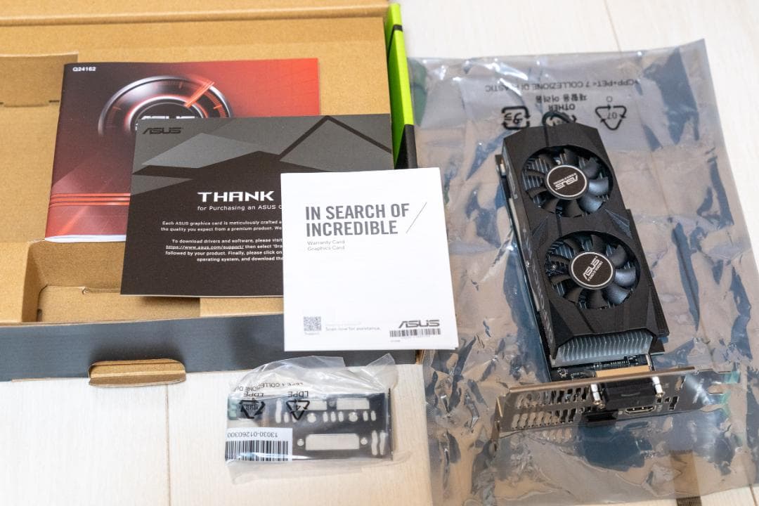 グラフィックボード・グラボ・ビデオカード ASUS GeForce RTX 3050 LP BRK OC Edition