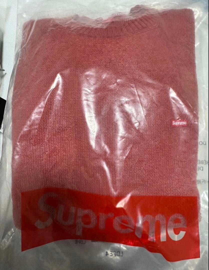 Supreme 赤 ニットセーター クルーネック