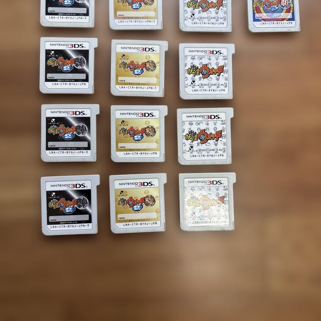 任天堂3DS妖怪ウォッチ　まとめ売り17本