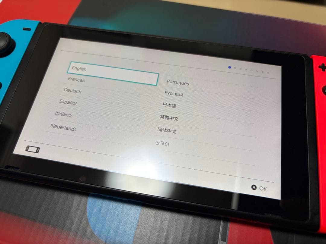 Nintendo Switch 青/赤 本体+付属品