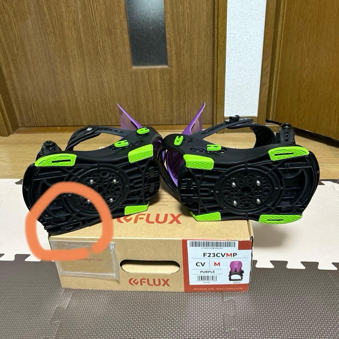22-23 FLUX フラックス CVパープル Mサイズ ビンディング