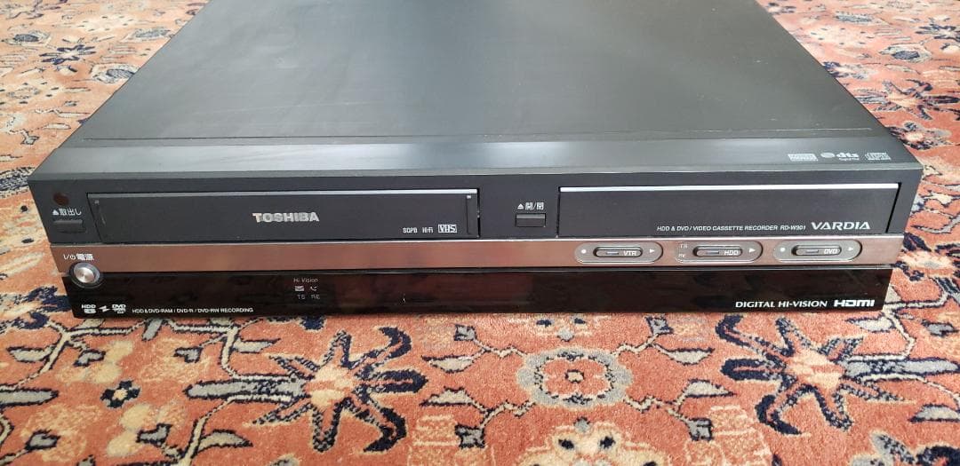 HDD＆DVD&ビデオカセットレコーダー一体型 RD-W301