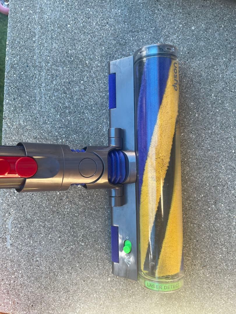 【動作品】ダイソンクリーナーヘッドLEDのFluffy Opticヘッド V12