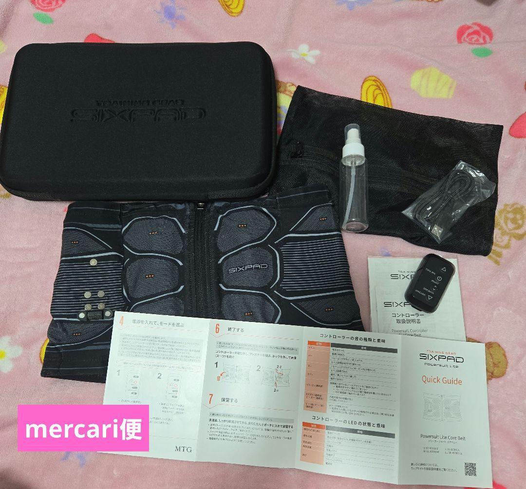 SIXPAD トレーニング・パワーベルト　専用コントローラー付き　Mサイズ