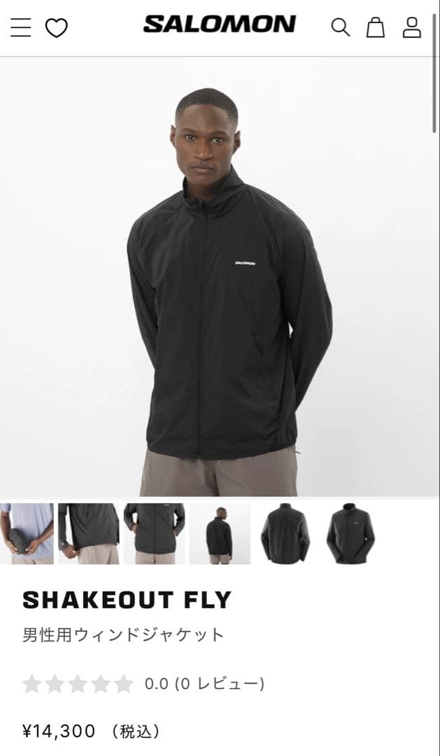 SALOMON SHAKEOUT セットアップ上下