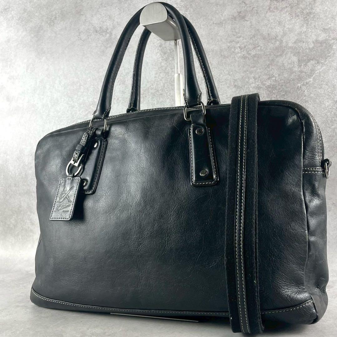 【希少】キタムラ Lady-K 高田純次コラボ ビジネスバッグ 2way A4可