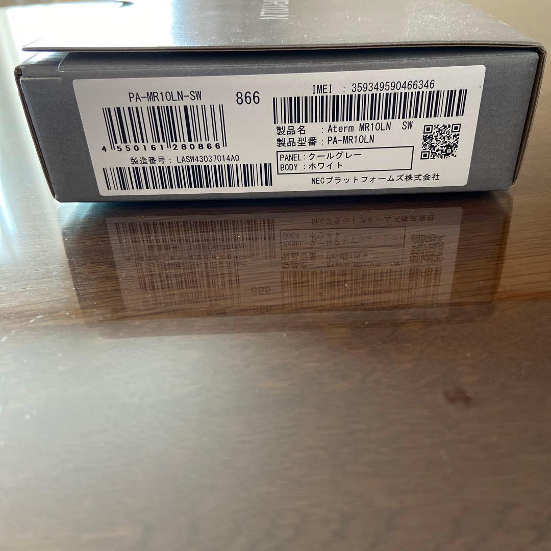 NEC Aterm MR10LN LTEモバイルルーター　ポケットwifi