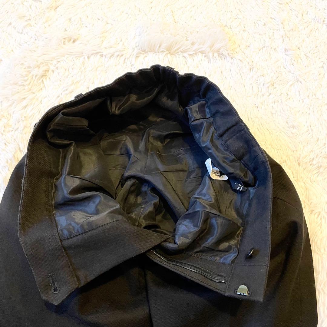 グリーンレーベルリラクシング カチリラ スーツ ノーカラーセットアップ ブラック