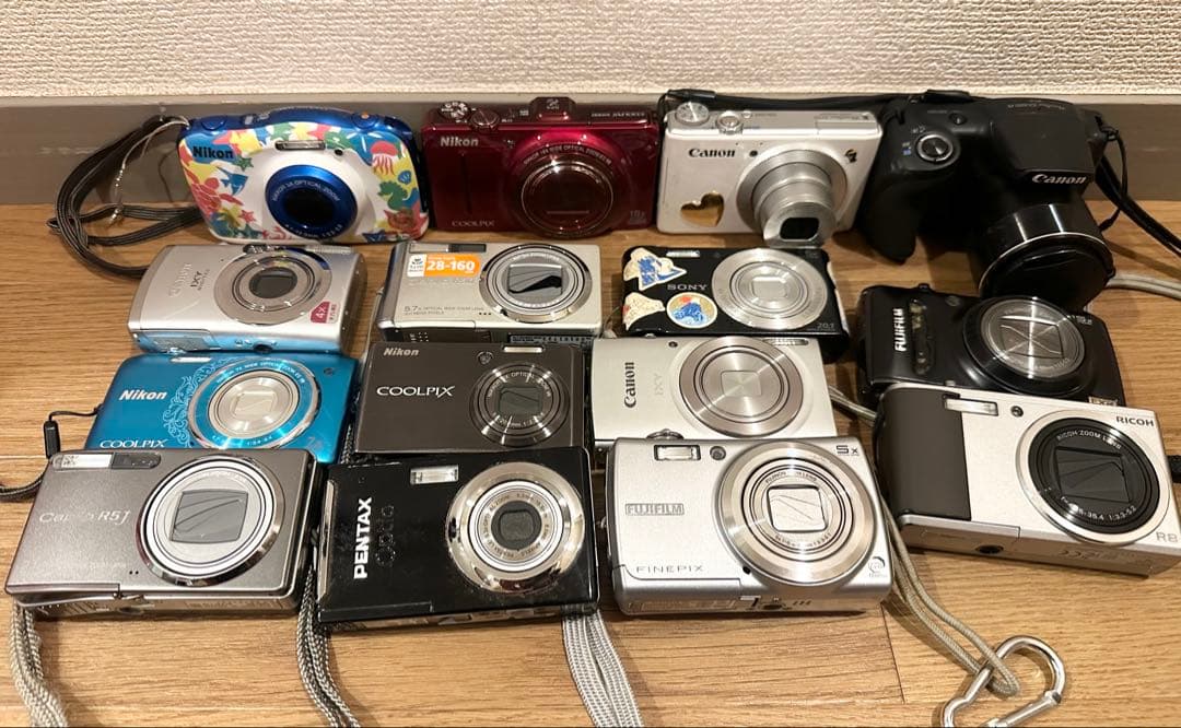コンパクトデジタルカメラ　まとめ15台！　Nikon Canon SONY