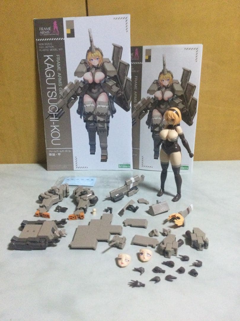 フレームアームズ・ガール 輝鎚・甲 素組完成品
