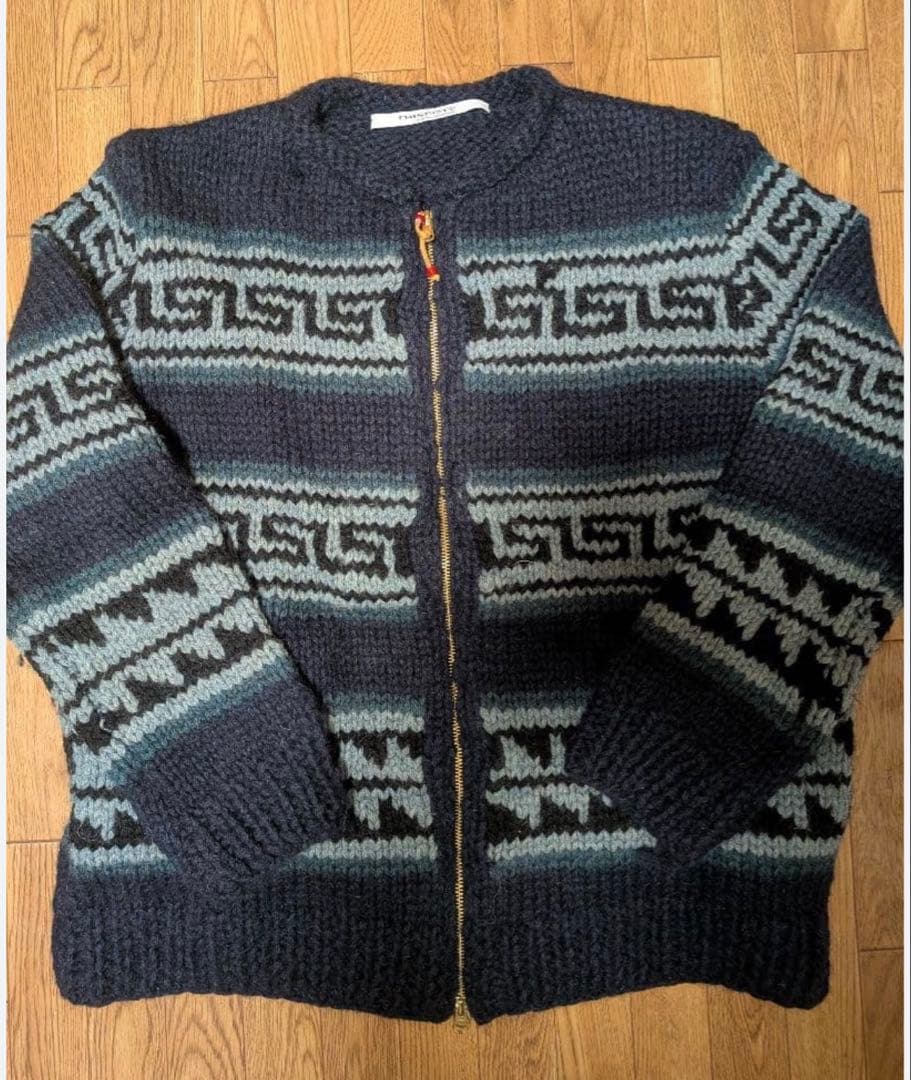 TRISECT2 JOURNAL STANDARD ジップアップ　ニットセーター