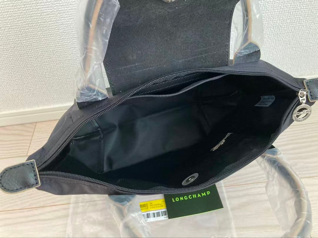 新品 ロンシャン ルプリアージュ　LONGCHAMP ハンドバッグ　ブラック