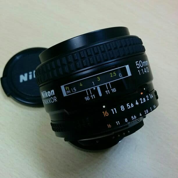単焦点 美品 Nikon AF NIKKOR 50mm F1.4 D