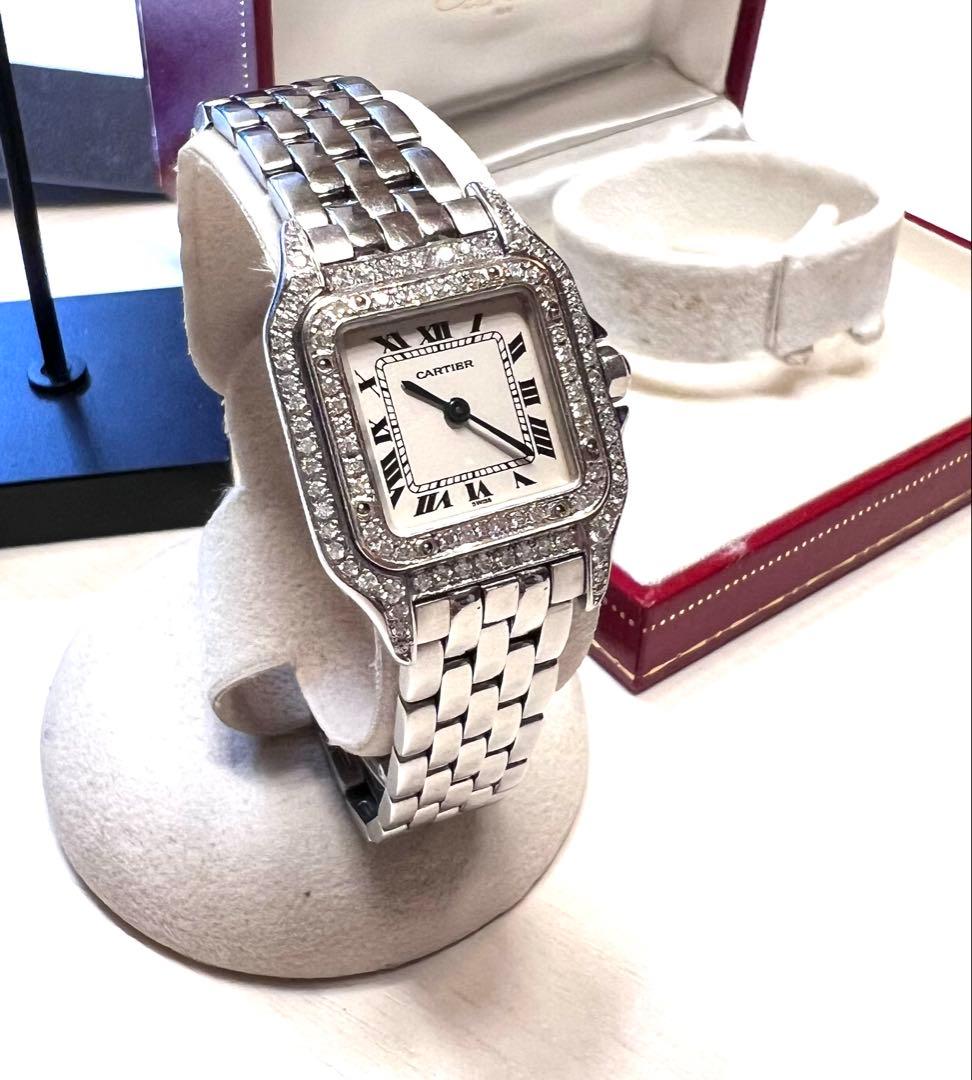 カルティエ パンテール SM （ダイヤモンドクォーツ付き） サイズ 13.5cm