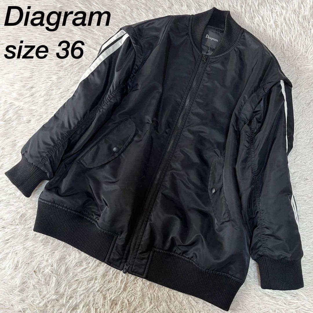 【美品】ダイアグラム　グレースコンチネンタル　ミリタリー2wayジャケット
