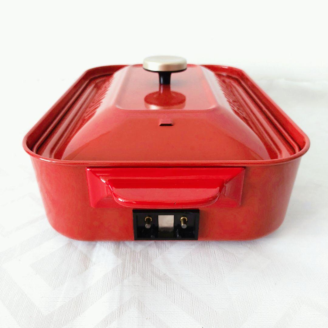 【人気色・別売品付き】BRUNO コンパクトホットプレート レッド