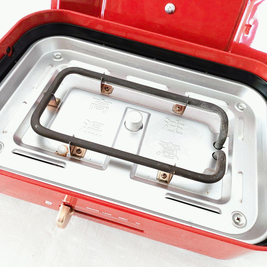 【人気色・別売品付き】BRUNO コンパクトホットプレート レッド