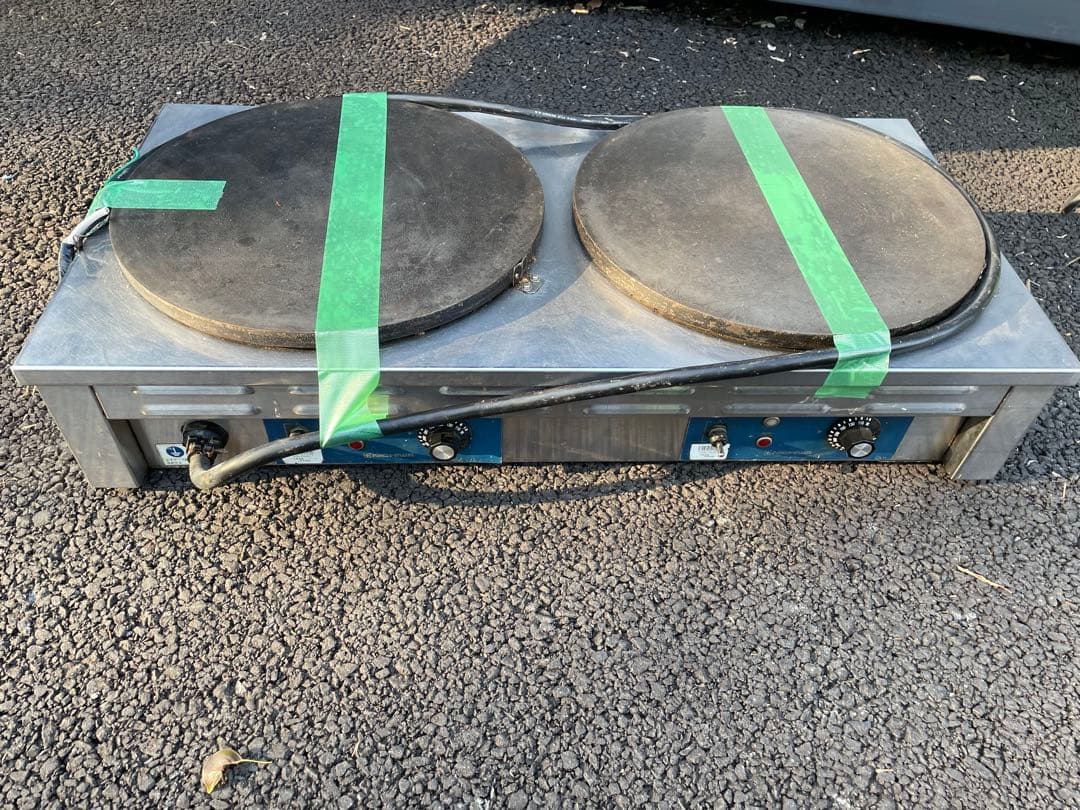 ニチワ　業務用　クレープ焼器　CM-410HW　単相200V クレープメーカー