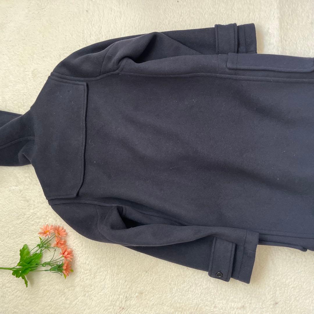 希少　マーガレットハウエル 英国製ロングダッフルコート ダークネイビー 旧タグ