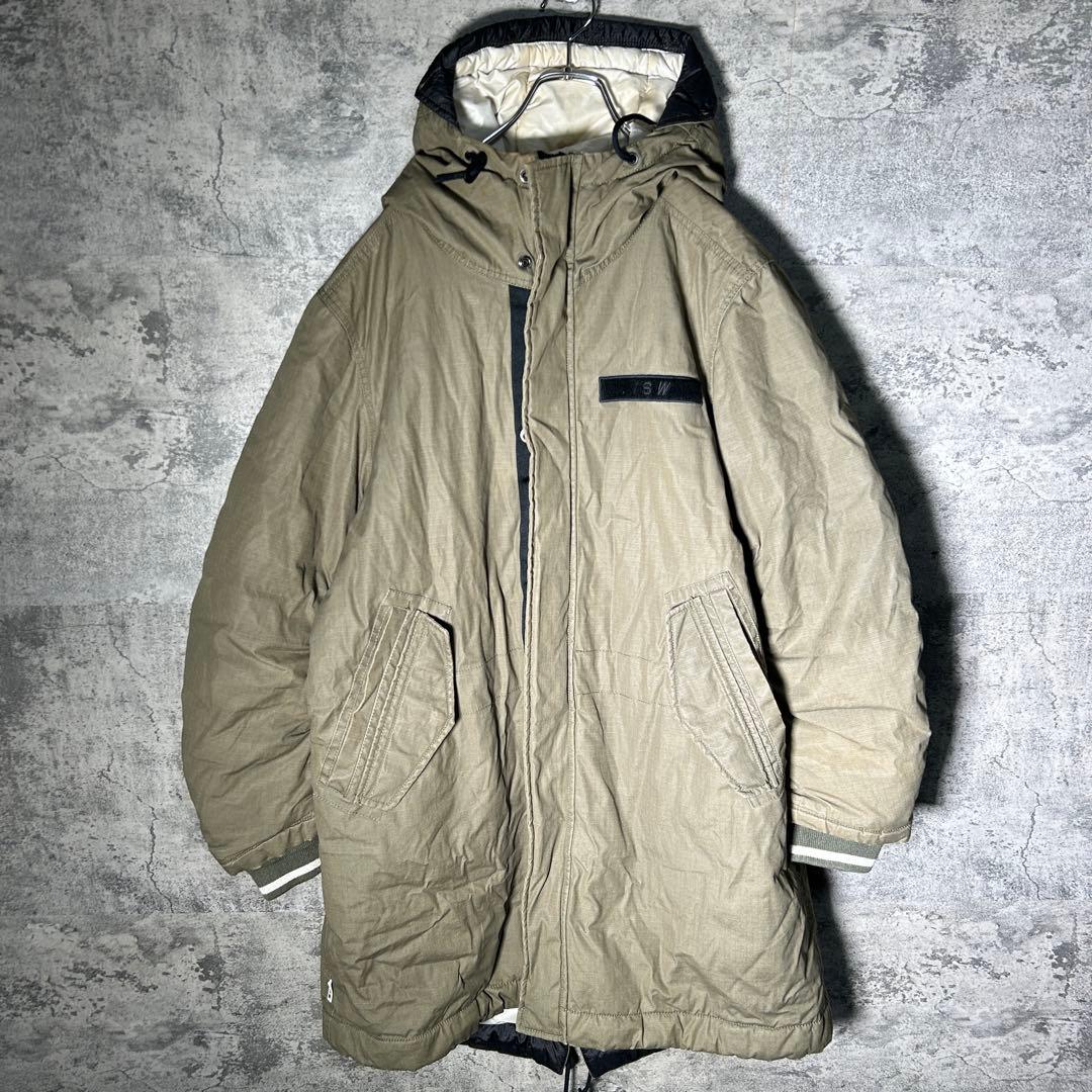 NIKE ナイキ モッズコート ドローコード 中綿ジャケット オリーブ NSW