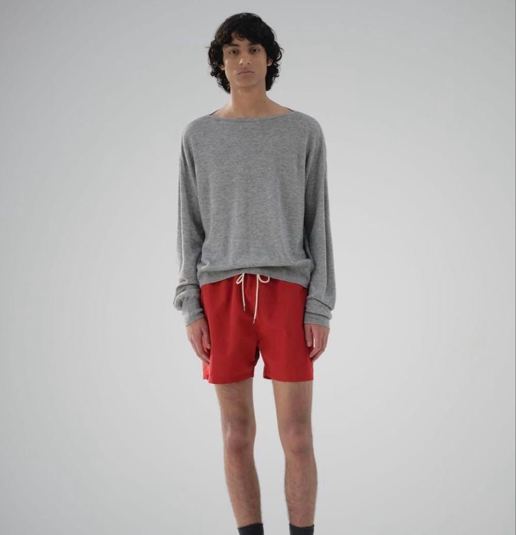 トップス SUPER FINE CASHMERE SILK KNIT BOAT NECK