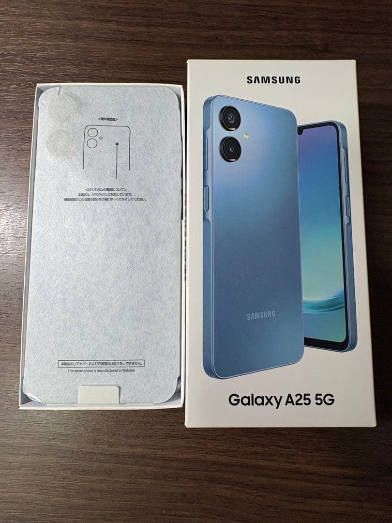 ②Samsung Galaxy A25 5G 64GB 本体　ブルー