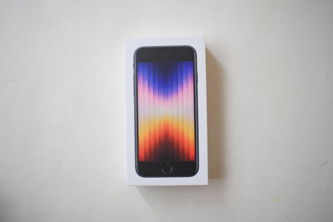 当日発送 新品 未使用iPhone SE 第3世代 64GB ミッドナイト