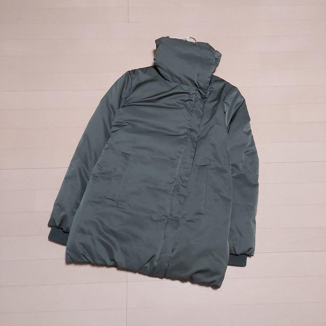 (極美品)theory スタンドカラー ダウンコート カーキ