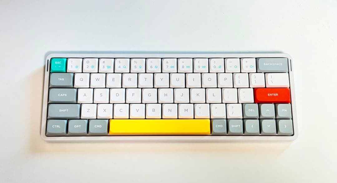 NuPhy Air60 V2 ワイヤレスキーボード ホワイト