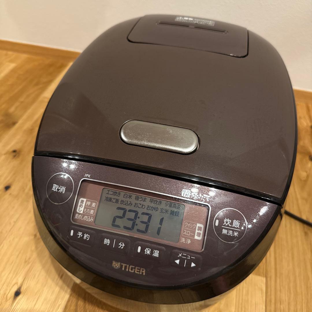 タイガー　炊飯器圧力IH炊飯ジャーJPK-G180　一升炊き 1.8L 10合