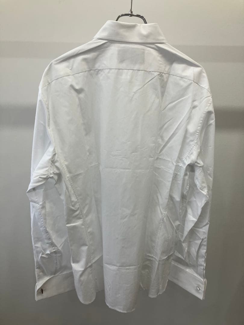 GUCCI コットンホワイト長袖シャツ