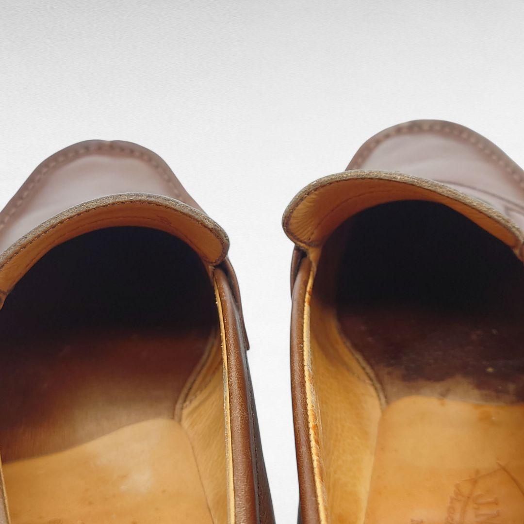 ヴィンテージ J.M. WESTON ブラウン レザー ローファー 2 1/2E