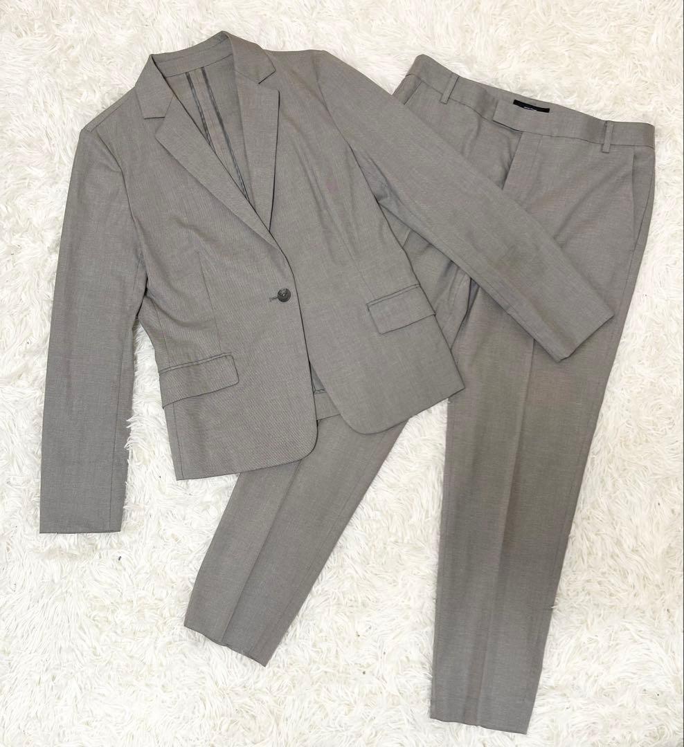 green label relaxing パンツスーツ セットアップ40 グレー