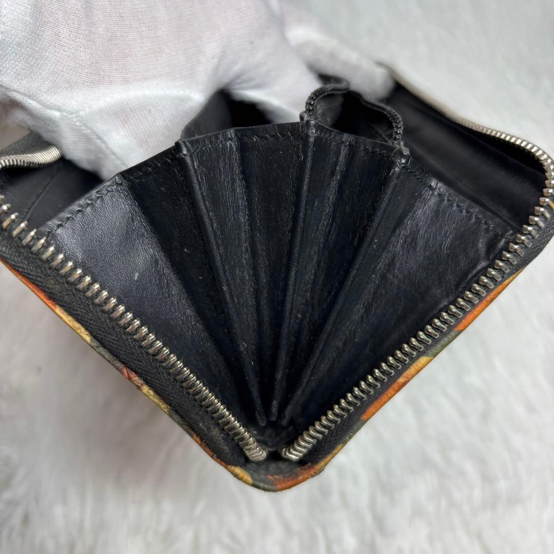 ✨高級✨ グッチ GGスプリーム PVC クーリエ 長財布 ラウンドファスナー