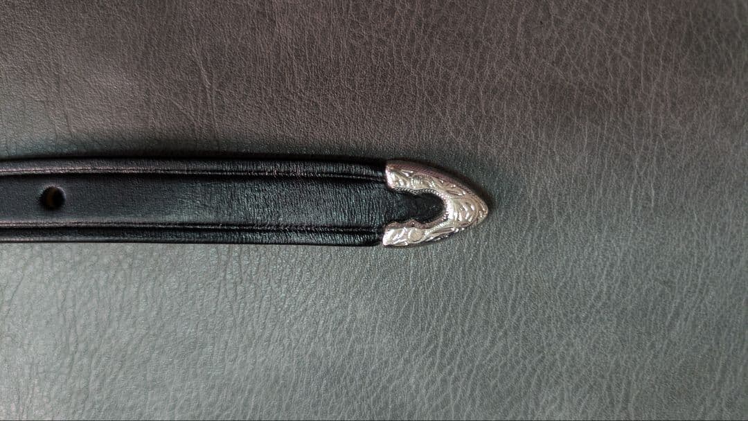 TORY LEATHER(トリーレザー)ウエスタンベルト 32 ブラック