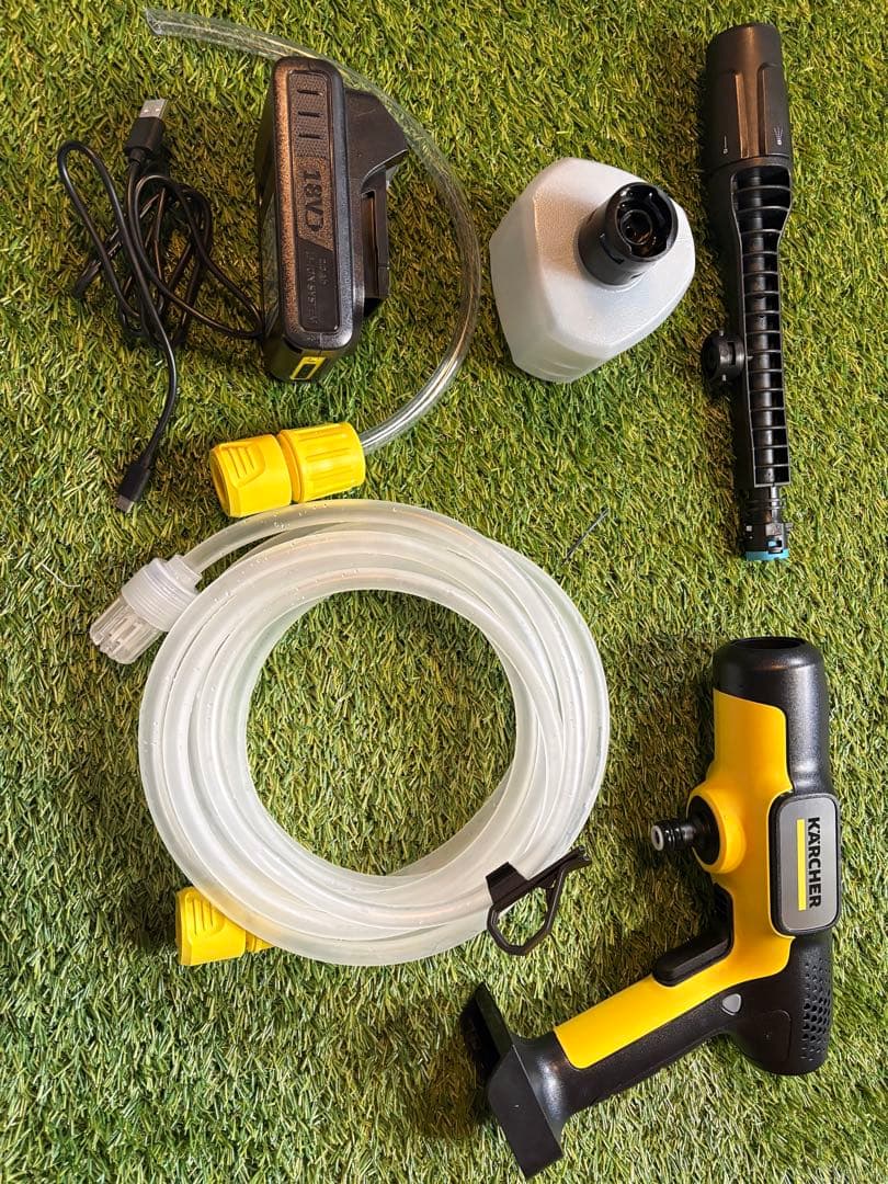 【ほぼ新品】ケルヒャー 18V 充電式ハンドウォッシャー｜箱なし・使用1回のみ