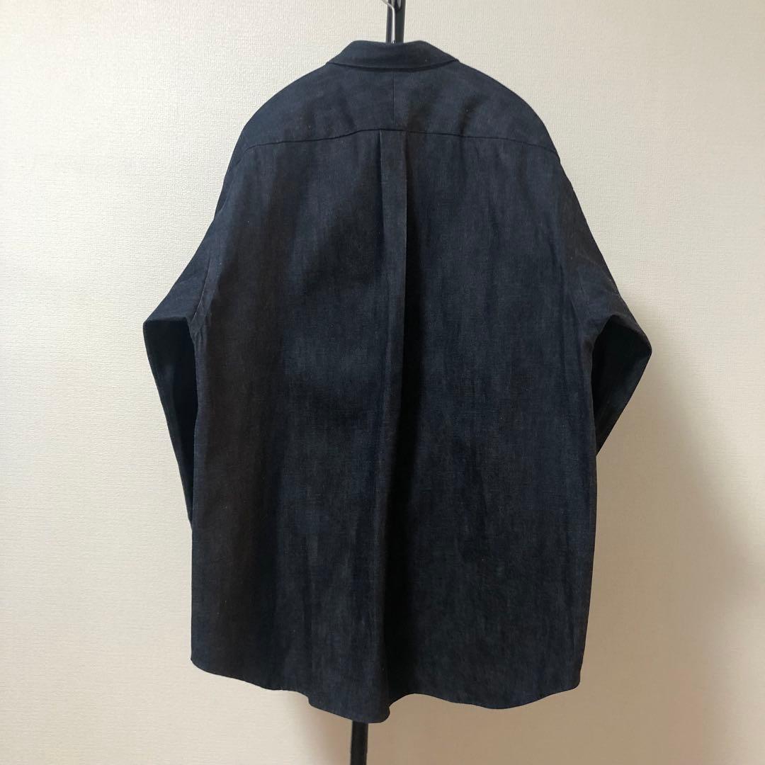 極美品✨23ss COMOLI　デニム コモリシャツ　サイズ2 紺
