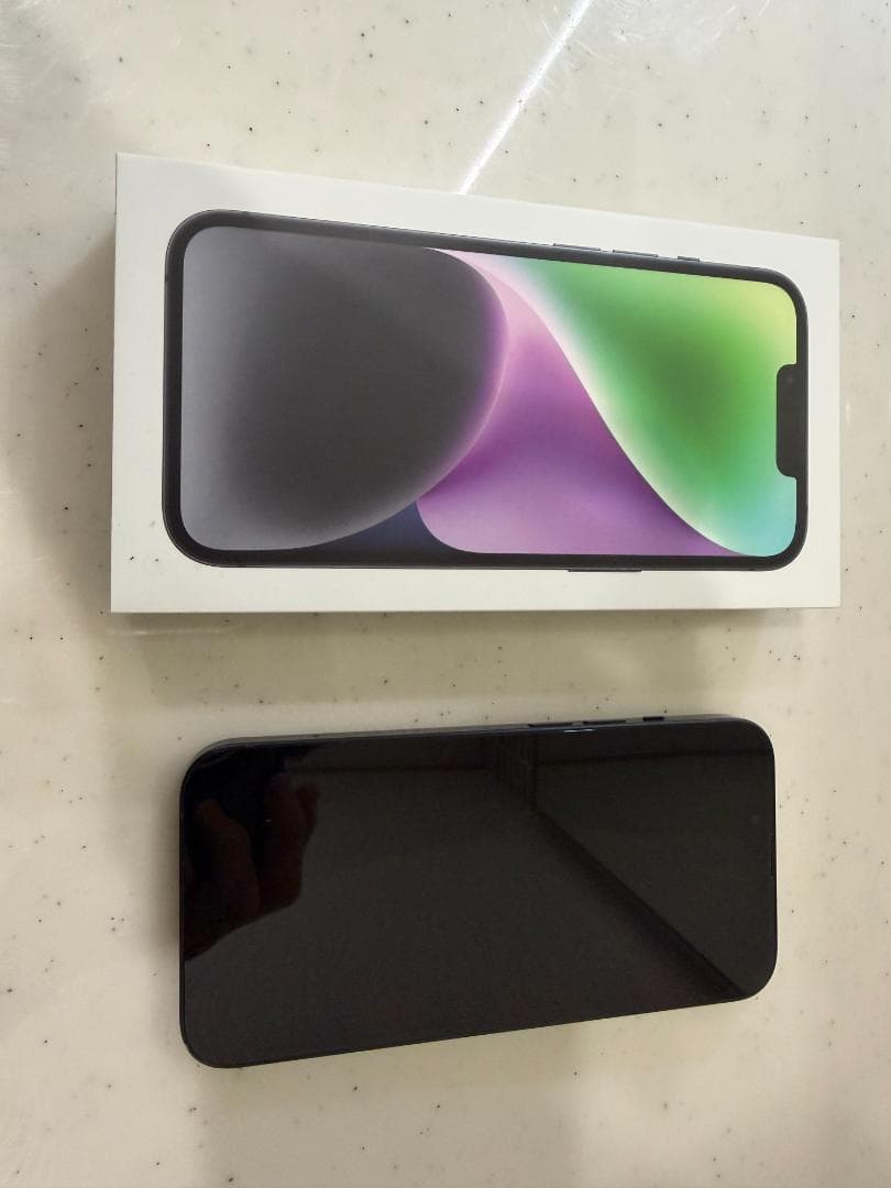 美品 SIMフリー iPhone14 256GB ミッドナイト