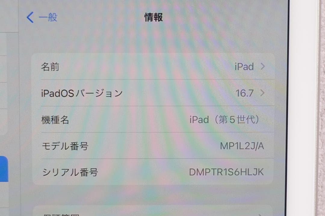 iPad 第5世代 Cellular シルバー 32GB A1823